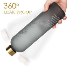 Everich 1 Liter Reusable High Quality Tritan Leak Proof Water Bottle Frosted Plastic For Sports
